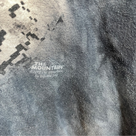 The Mountain USMC Bulldog Mascot Patriotic Tie Dye Short Sleeve Shirt Large - Picture 4 of 6